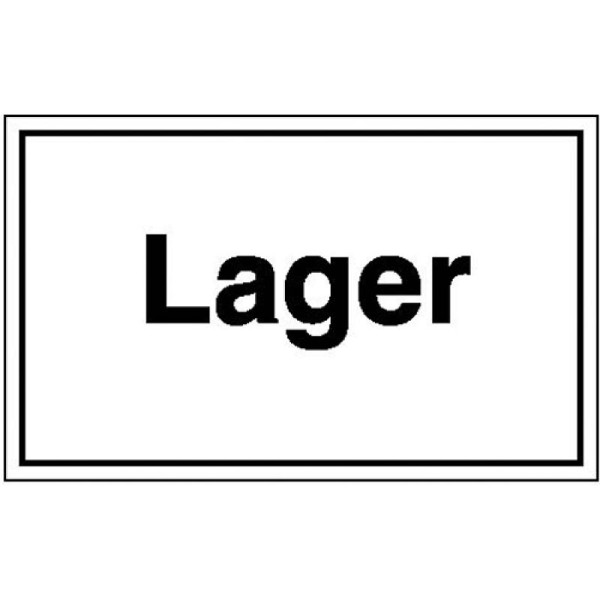 Stein HGS Hinweisschild zur Betriebskennzeichnung, Lager, Folie, selbstklebend, 21.5804