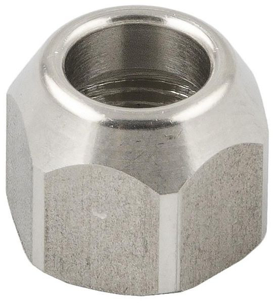 timmer A-ÜM-8/6-M12x1-VA, Überwurfmutter, Material: Edelstahl V4A, VE: 10 Stück, 01010113