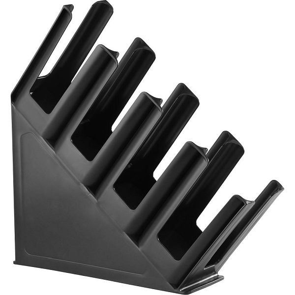 Stalgast Halter für Getränkebecher und -deckel, einreihig mit vier Fächern, CB0601004