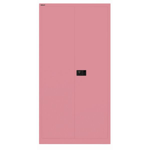 Bisley Flügeltürenschrank UNIVERSAL, 3 Fachböden für 4 Ordnerhöhen, 601 pink, Belastbarkeit: 70kg je Fachboden, E722A03601