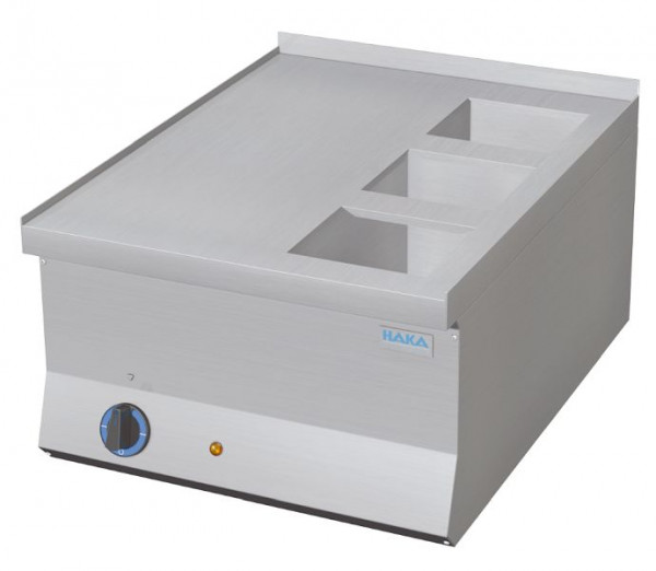 HAKA Arbeitsplatte mit Soßenwärmer, Höhe 350 mm, WAP-500-H350