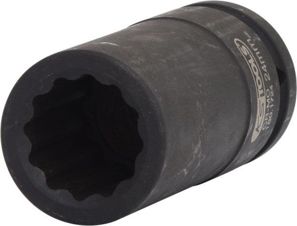 KS Tools 3/4" 12-kant-Antriebswellen-Kraftstecknuss, lang, 24mm, 150.1724