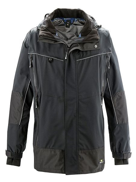 4PROTECT Wetterschutz-Jacke PHILLY, schwarz, Größe: M, 3308-M