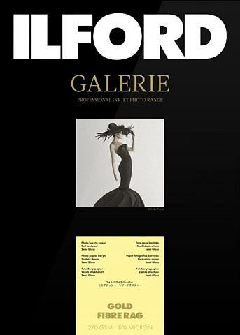 Ilford Fotopapier Galerie Fibre Rag 270g A3 25 Blatt, 7027155, 4027501223727