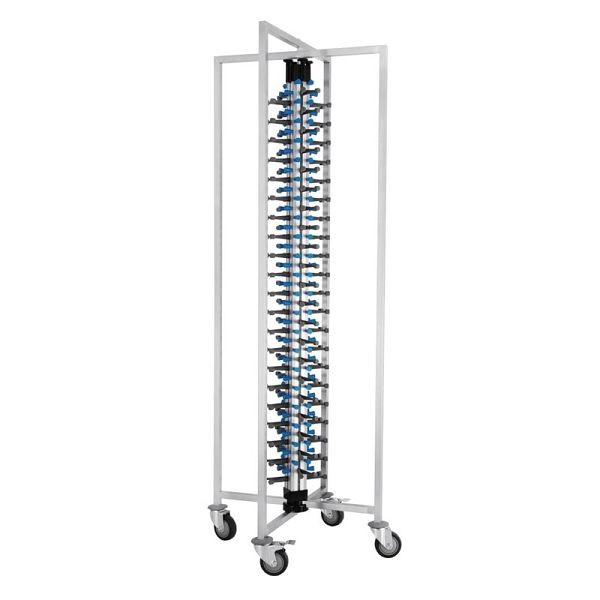 Vogue mobiler Tellerwagen für 84 Teller, Edelstahl, 190 x 70 x 70 cm, GK978