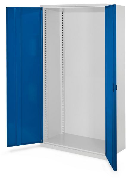 Kappes Schwerlastschrank Leergehäuse/Mod 40, 1950 x 1000 x 600 mm, RAL 7035/5010, Ohne Mitteltrennwand, Vollblechtüren, 1462.00.1016