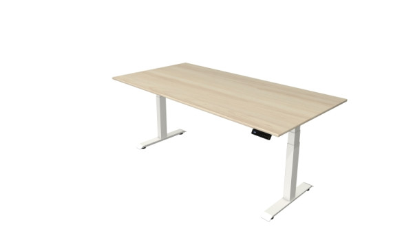 Kerkmann Steh-/Sitztisch Move 4 neu 200 x 100 cm Gestell weiß, Tischplatte Ahorn, 10090950