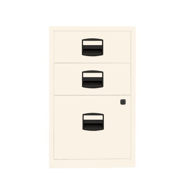 Bisley Home Beistellschrank PFA, 2 Universalschubladen, 1 HR-Schublade, 625 reinweiß, PFA3625