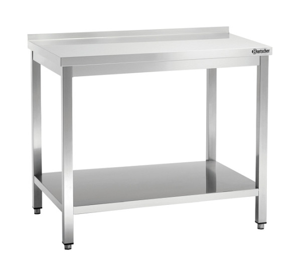 Bartscher Arbeitstisch 700, B1300, Aufkantung, 308137, 4015613600246