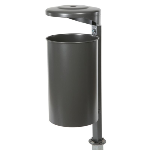 Stein HGS Abfallbehälter -State Colorado-, DB 701 hellgrau-eisenglimmer, 25718