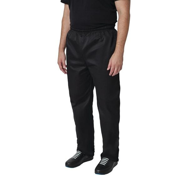 Whites Unisex Kochhose Vegas schwarz L, elastischer Bund 5 cm breit, A582-L