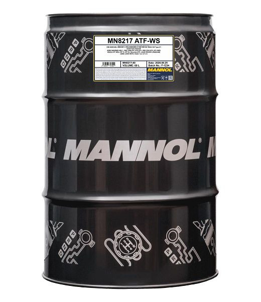 MANNOL Getriebeöl 8217 ATF WS, VE: 60 l, MN8217-60