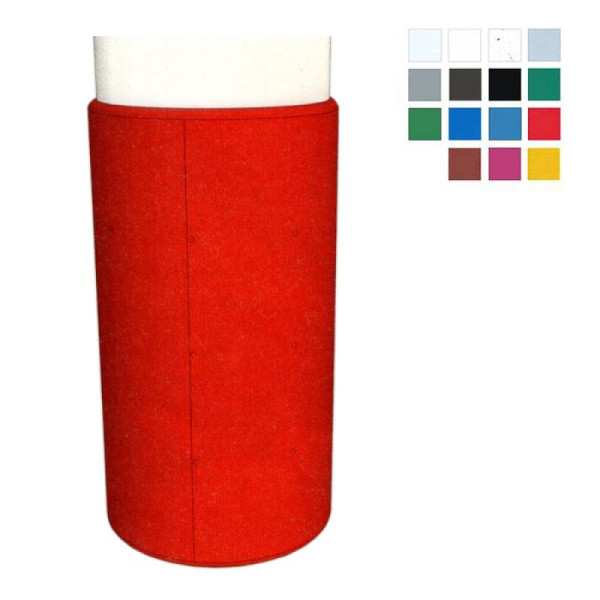 Stein HGS Säulenschutzprofil 'Defender R20' für Rundsäulen, ohne Bohrung, blau, 400 mm, 500 mm, 38051-0701