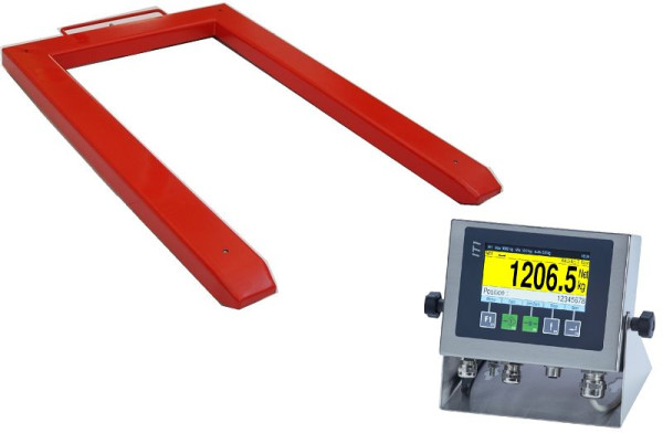 FLINTAB Palettenwaage Standard, lackiert, 3000kg, mit IT1, geeicht, mit Ethernet-Anschlussmodul RJ45, PS1305-73000.01-1300-527-ITXOPT251