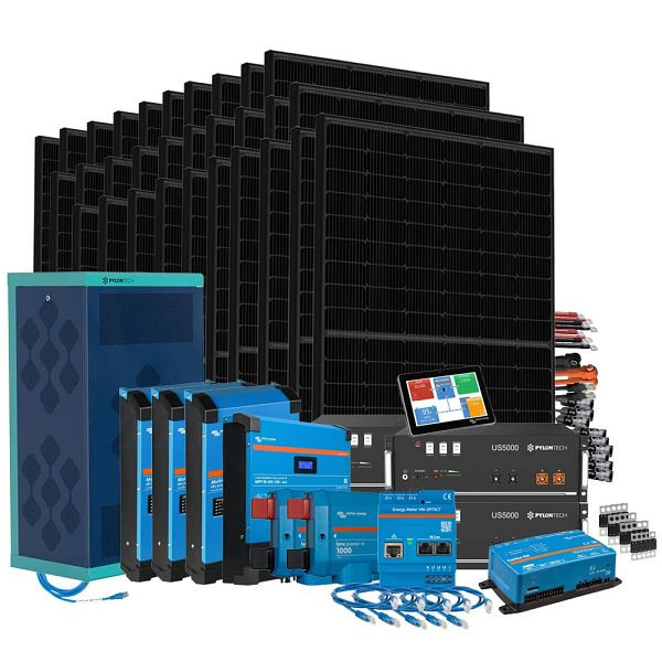 Offgridtec HomePremium M USV Solaranlage 13500Wp US5000 19,2kWh 3-phasig mit Stromzähler, 4-01-019490-001