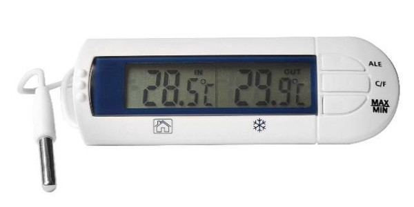 Saro Fühlerthermometer digital Tiefkühl mit Alarm 4719, 484-1065