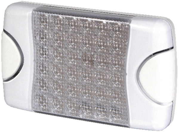 HELLA Innenraumleuchte, DuraLED, LED, 12/24V, 9W, LED, Anbau/geschraubt, Lichtscheibenfarbe: glasklar, Innenraum, 2JA 959 037-511