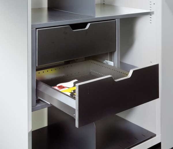 C+P Schubladenblock, H145xB330xT330 mm, Schwarzgrau, 148436-702 S10002