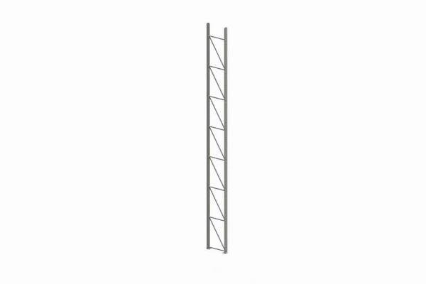Meta Ständer 100/20 8200x800 mm, verzinkt, für Palettenregal MULTIPAL, 200174347