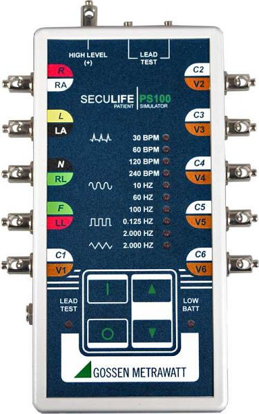 Gossen Metrawatt SECULIFE PS100 Patienten-Simulator zur Prüfung von Patientenmonitoren, M695L