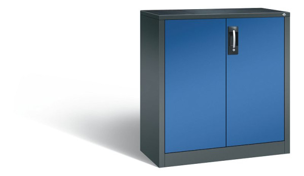 C+P Werkzeugschrank Acurado, H1000xB930xT400mm, Farbe: Anthrazitgrau / Enzianblau, Muldengriff, 8820-000 S10303