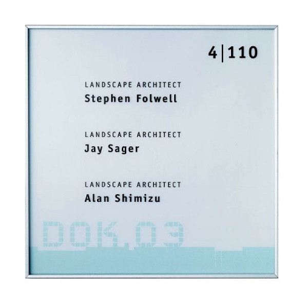 Stein HGS Türschild 'New Age', Secure, abschließbar, na6006