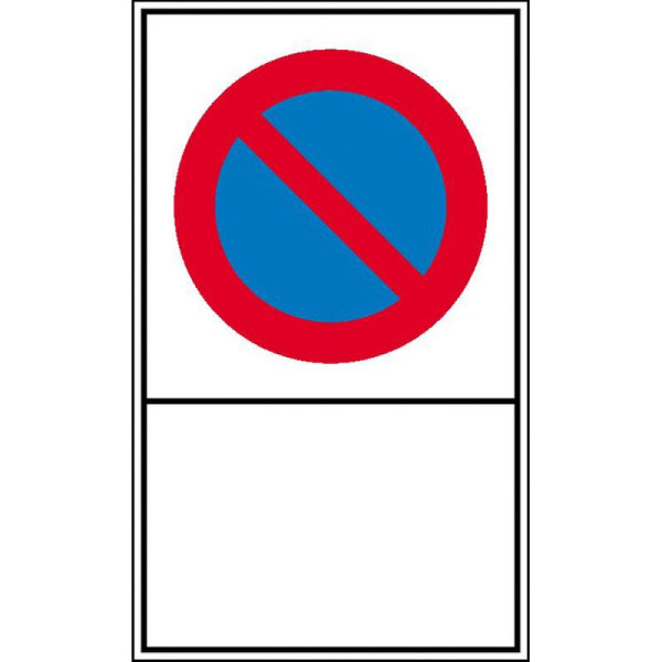 Stein HGS Haltverbotsschild, Eingeschränktes Haltverbot, Aluminium, geprägt, 400 x 600 mm, 11.5168