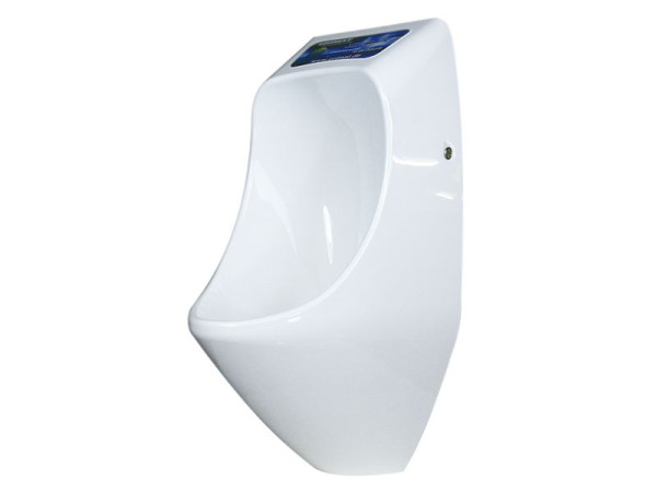 URIMAT Urinal ecoplus, wasserlos, mit eingelassenem Werbedisplay, 16.001