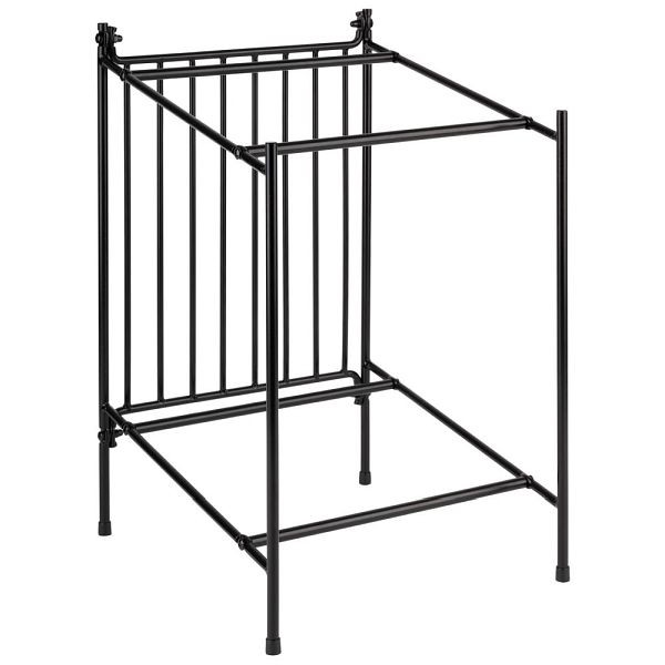 APS Buffetgestell, Metall, passend für GN 1/2 Boxen, Antirutschfüße, 29 x 32,5 cm, Höhe 48 cm, schwarz, 30329
