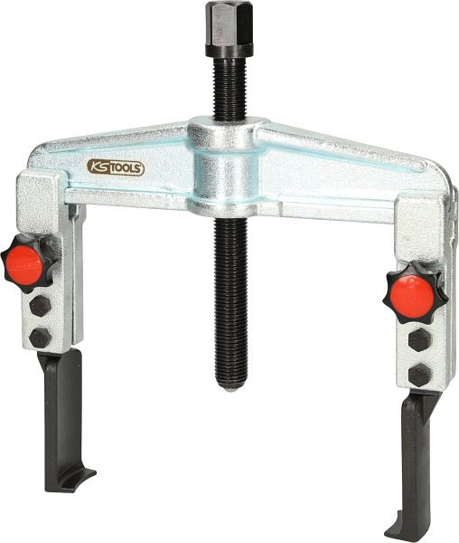 KS Tools Schnellspann-Universal-Abzieher 2-armig mit extrem schlanken und verlängerten Haken, 25-130mm, 120mm, 620.0037