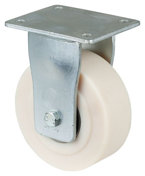 BS Rollen Schwerlastrolle, Rad-Breite 55 mm, Rad-Ø 150 mm, Tragfähigkeit 900 kg, Lauffläche/Radkörper Polyamid gegossen, Kugellager, RR110.B16.150