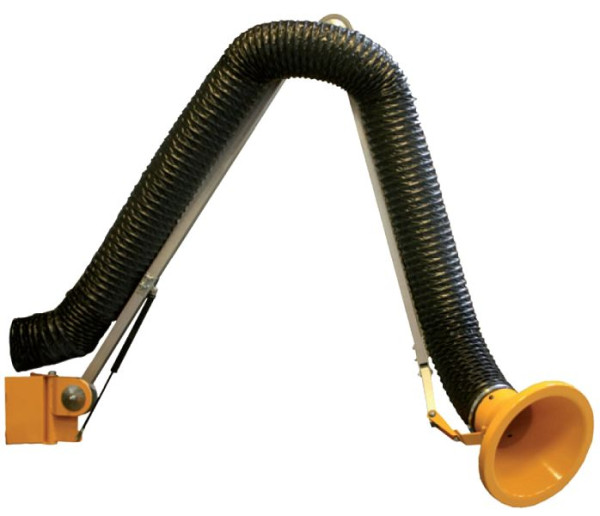 GEOVENT Absaugarm ASA-3 mit außenliegenden Gelenken 4,0 m ø200 mm, komplett mit Wandkonsole, ASA-35