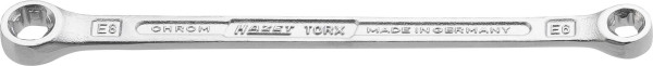 Hazet Doppel-Ringschlüssel TORX®, Außen TORX® Profil, E6, E8, 609-E6XE8
