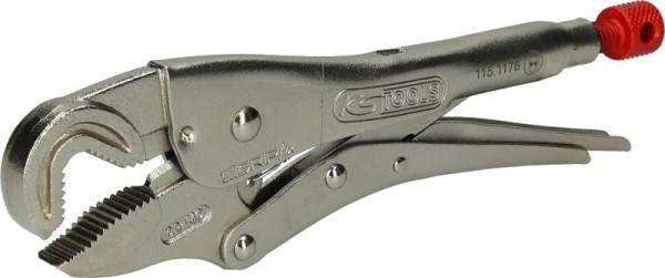 KS Tools Maul-Gripzange mit Drahtschneider, 240mm, 115.1176