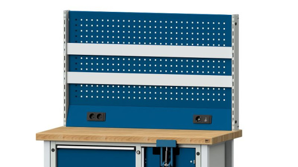 ANKE Werkbänke Grundaufbau Systemaufbau, 1250 x 107 x 800 mm, RAL 7035/5010, 340.321