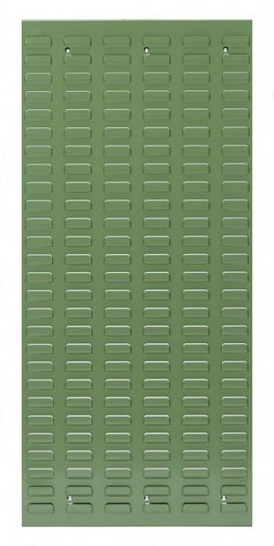 ADB Schlitzplatte, senkrechte Kiemenschlitzung, L456xB987mm, Farbe grün, RAL 6011, 23058