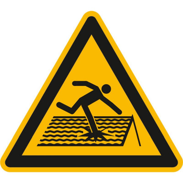 Stein HGS Warnschild, Warnung vor nicht durchtrittsicherem Dach, 11.a8280