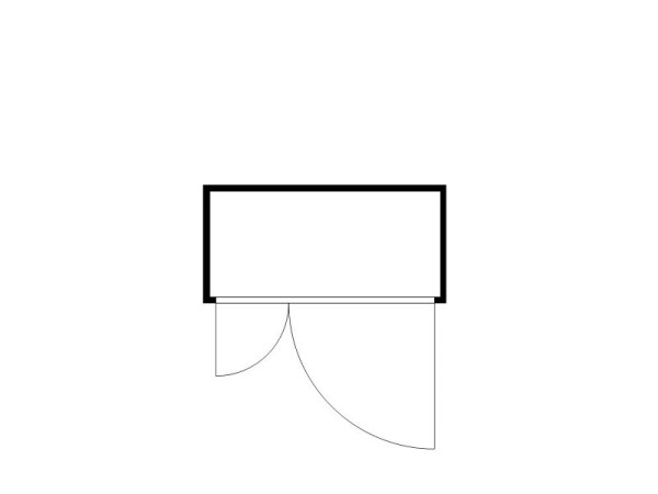 FLADAFI Materialcontainer MC 1100, verzinkt, zerlegt, Holzfußboden, F10200201-F911