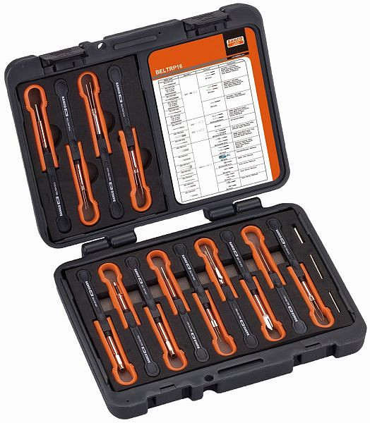 Bahco Systemkabel-Entrieglersatz, 16-teilig, BELTRP16