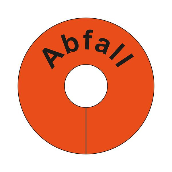 Eichner Beschriftete Signalringe, Beschriftung: Abfall, VE: 10 Stück, 9219-01037