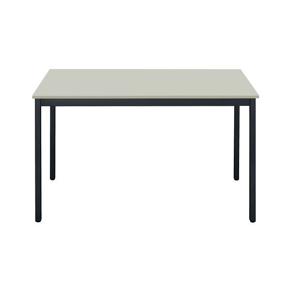 Bisley Mehrzwecktisch, Breite 1400 mm, Tiefe 800 mm, 19mm Tischstärke, 333 schwarz x G grau, MT1408G333