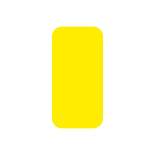 Eichner Stellplatzmarker "I-Stück", Schenkelbreite 50 mm, Länge 100 mm, für glatte Gründe innen, widerstandsfähig, gelb, 9225-20041-040