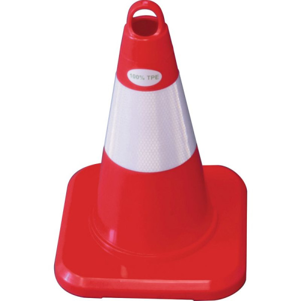 Stein HGS Leitkegel aus Weich-PVC, 320 mm, 1 Streifen / 0,64 kg, 12379