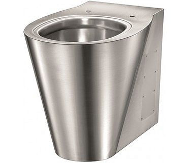 KEMMLIT Wand-WC Opti, Top-Qualität, Edelstahl, zeitlos, 251.705