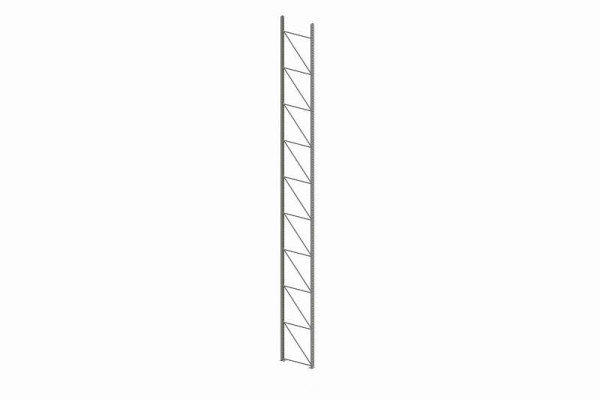 Meta Ständer 100/20 10400x1100 mm, verzinkt, für Palettenregal MULTIPAL, 200174389