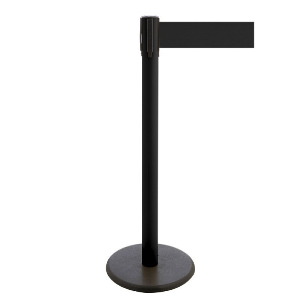 Stein HGS Personenleitsystem -P-Line Premium-, schwarz, schwarz, mit magnetischem Gurtendstück, Gurtlänge: 3,8 m, 34241j-0304