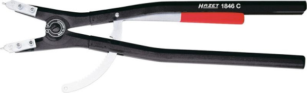 Hazet Zange für Sicherungsringe, Oberfläche: pulverbeschichtet, Länge: 538 mm, Ersatzteil: 1846D-05/2, 1846C-05/2, Zubehör: 1846C-05/2, 1846D-05/2, 1846C-5