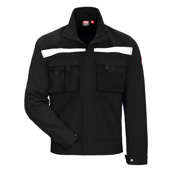 NITRAS MOTION TEX PLUS, Arbeitsjacke, Größe: 60, Farbe: schwarz, VE: 10 Stück, 7650-60