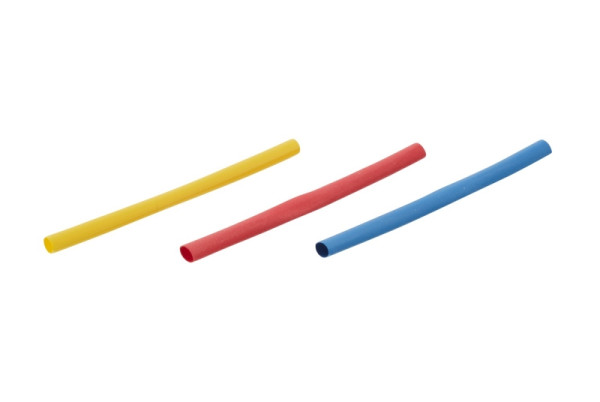 HELLA Wärmeschrumpfschlauch, Schrumpfrate: 2:1, Ø1/Ø2: 2,4/1,2mm, Länge: 50mm, blau/gelb/rot, 9MJ 178 458-002