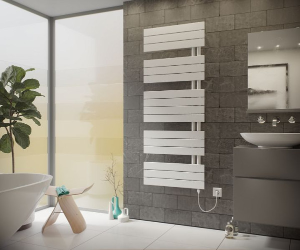 Ximax Elektrischer Handtuchwärmer P2-Open 1720 mm x 700 mm 900 Watt Typ 1 Weiß RAL 9003, 10729